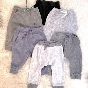 6-Pair 12M Pant/Jogger Bundle